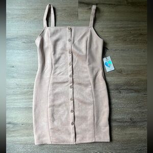 NWT Button-Front Bodycon Mini Dress – Size XL